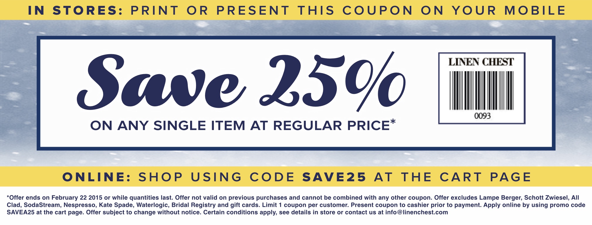 Cv linens coupon code 2018